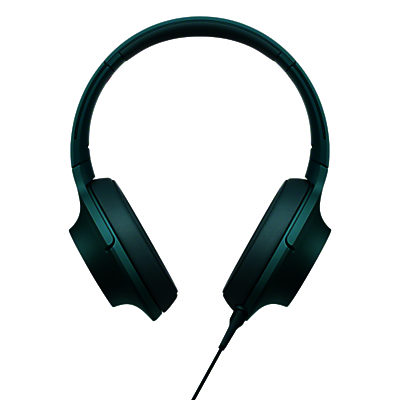 Sony MDR-100AAP h.ear Over-Ear Headphones with In-Line Mic/Remote Viridian Blue Sony MDR-100AAP h.ear Over-Ear Headphones with In-Line Mic/Remote Viridian Blue